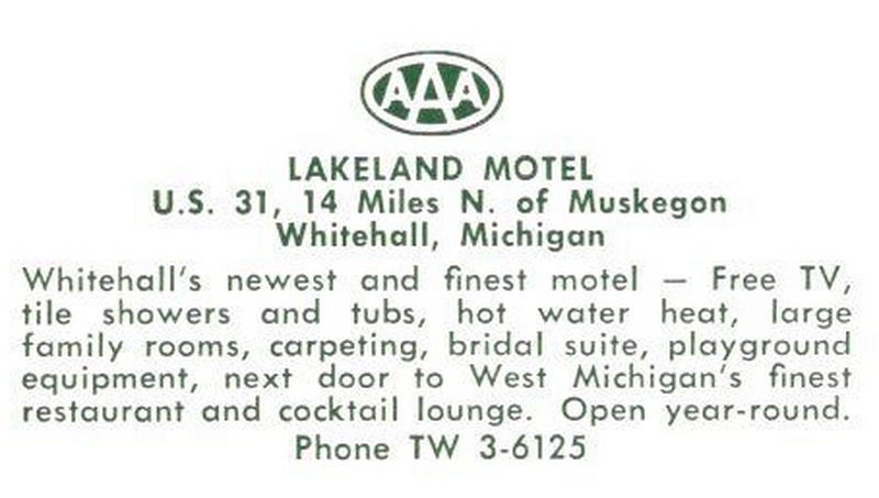 Lakeland Inn (Lakeland Motel) - Vintage Postcard